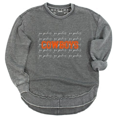 OSU College Script Poncho Fleece Sweatshirt