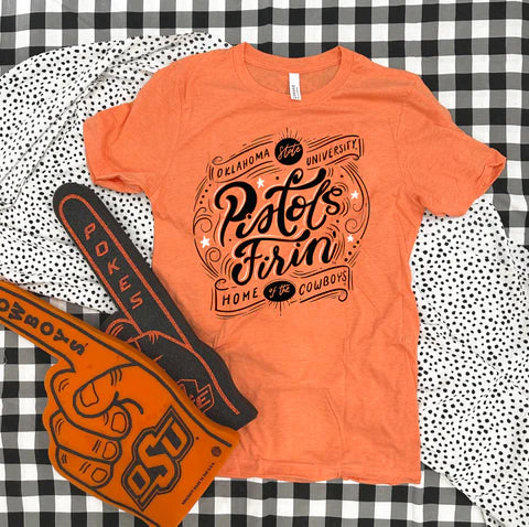 Okla State Pistols Firin' T-Shirt