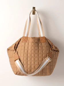 Quilted Nylon Travel Bag