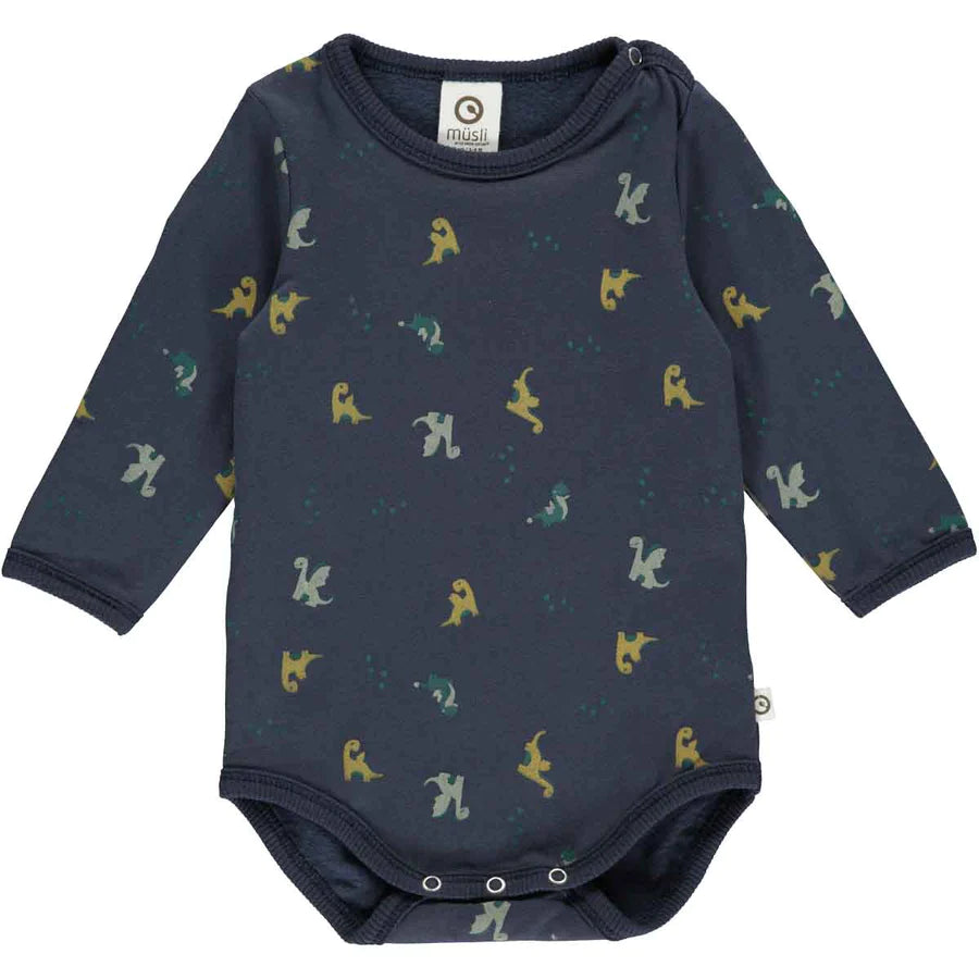 Bodysuit with Dragon Print