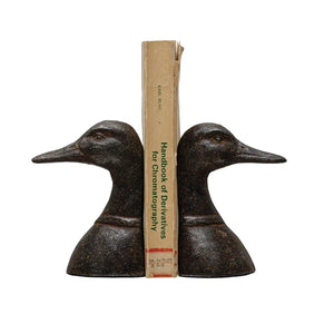 Cast Iron Duck Bookends