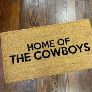 Home of the Cowboys Doormat