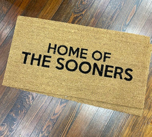 Home of the Sooners Doormat