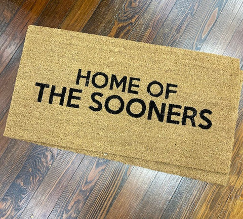 Home of the Sooners Doormat