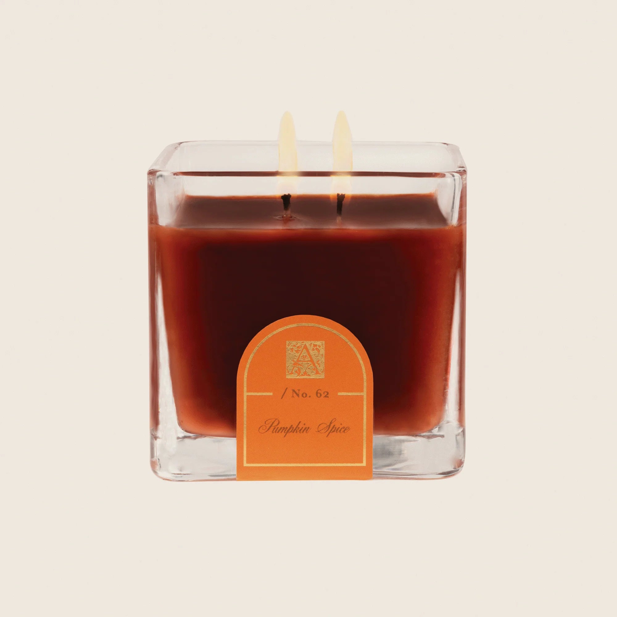 Pumpkin Spice - Cube Glass Candle