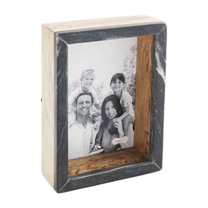 Black Marble Shadow Frame