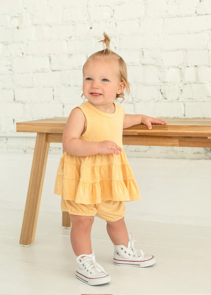Goin' Bananas Polka Dot Knit Set