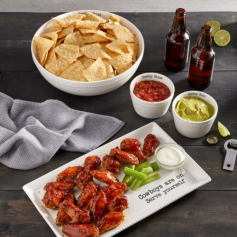 Cowboys Serving Platter