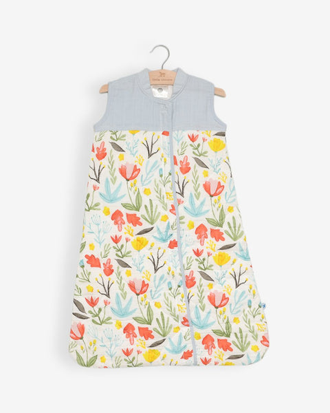 Cotton Muslin Quilted Sleep Bag - Meadow