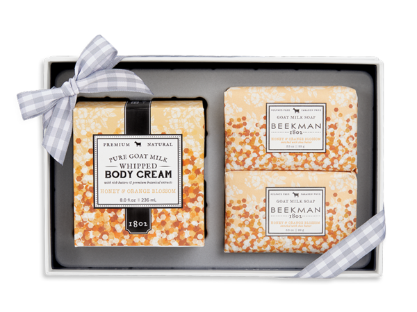 Soap & Body Cream Trio - Honey Orange Blossom