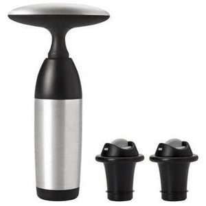 Vacuum Wine Preserver & Two Stoppers
